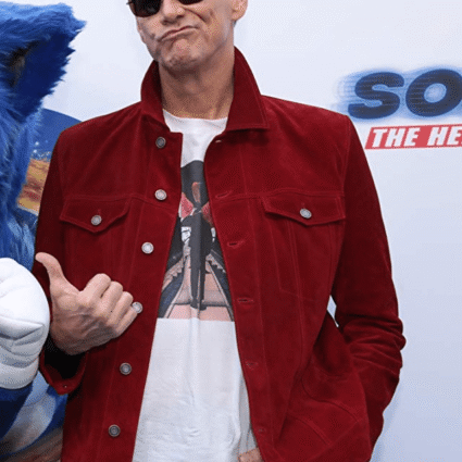 Mens Sonic The Hedgehog Actor Jim Carrey Jacket