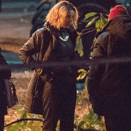 Sophia Di Martino Loki 2021 Mid-length Black Puffer Coat