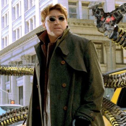 Alfred Molina Spider-Man No Way Home Doctor Octopus Trench Leather Coat