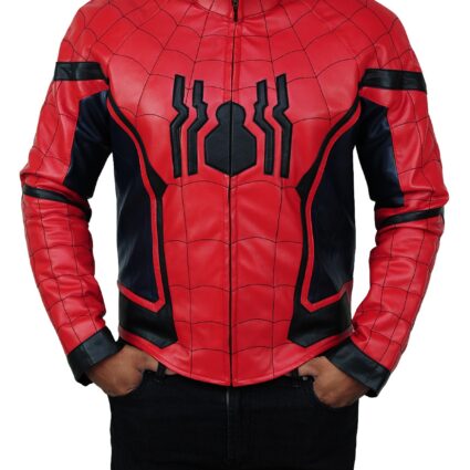 Spiderman Homecoming Leather Jacket
