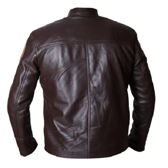 Mens Star Wars Rebel Jedi Brown Leather Jacket - A2 Jackets
