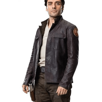 The Last Jedi Poe Dameron Oscar Star Wars Leather Jacket