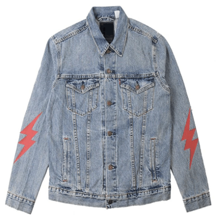 Mens The Weeknd X Levis Starboy Denim Jacket