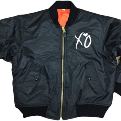 The Weeknd Starboy Bomber Black Jacket