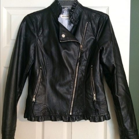 Women's Steve Madden Black Leather Jacket