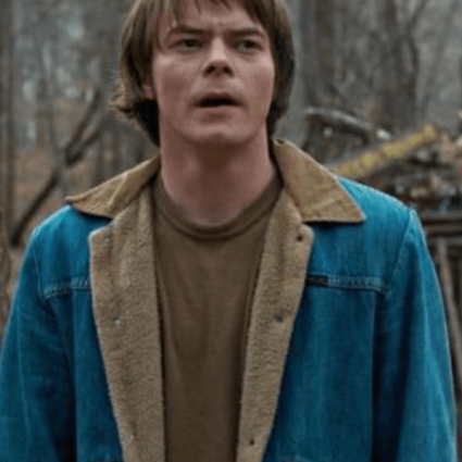 Charlie Heaton Stranger Things Jonathan Byers Blue Denim Jacket