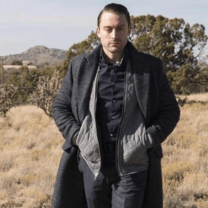 Kieran Culkin Succession Roman Roy Grey Wool Trench Coat