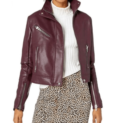 Azie Tesfai TV Series Supergirl S06 Kelly Olsen Burgundy Leather Jacket