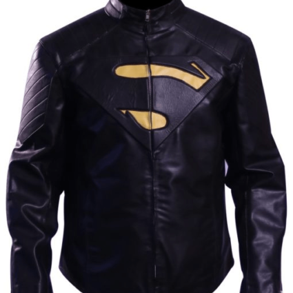 Mens Smallville Superman Leather Jacket