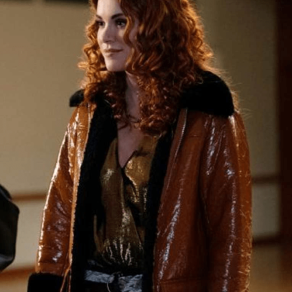 Danneel Ackles Sister Jo Supernatural Season 15 Shearling Coat