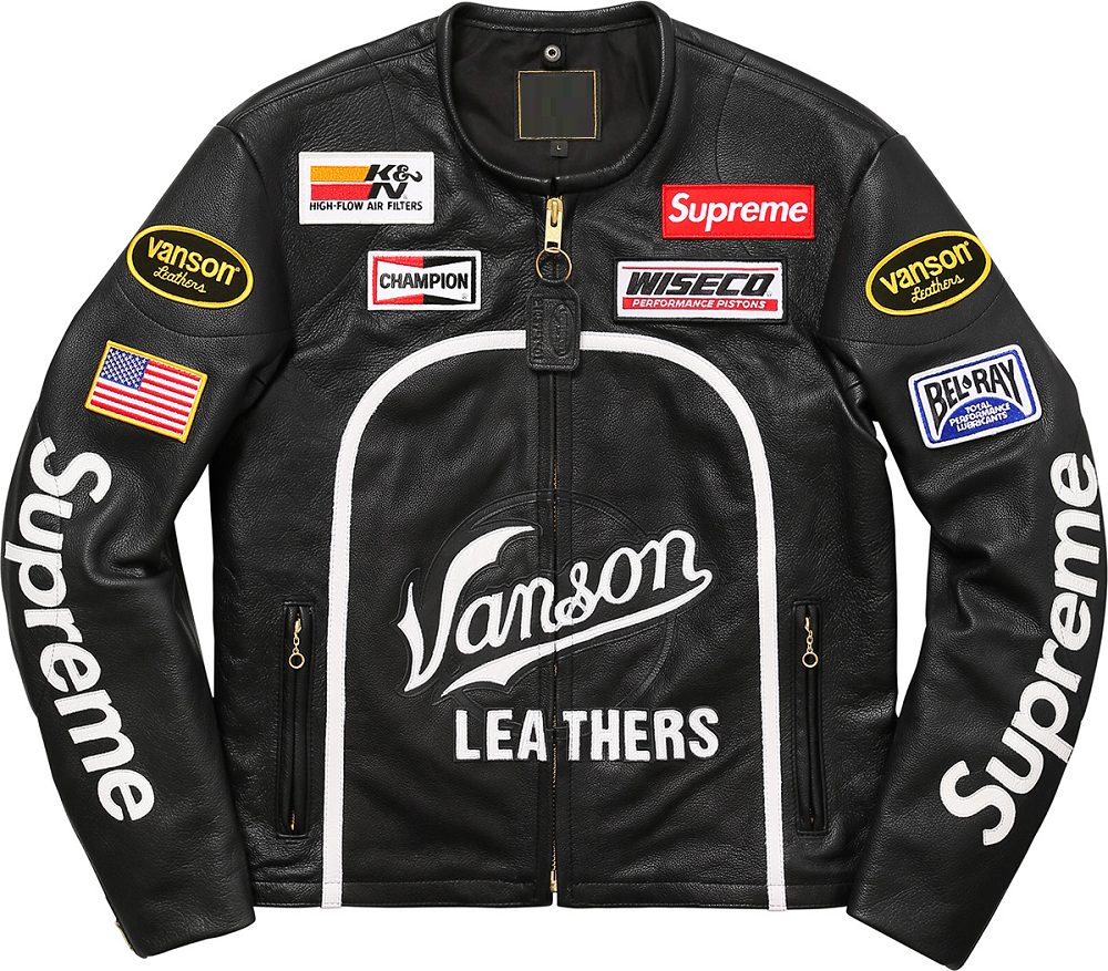 Mens Star Supreme & Vanson Leather Jacket - A2 Jackets