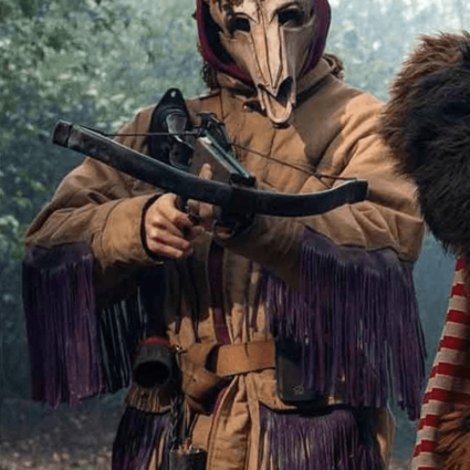 Sweet Tooth 2021 Brown Purple Fringe Cotton Jacket