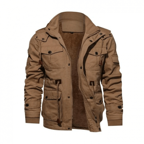 Mens Tactical Grizzly Armory Brown Jacket