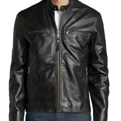 Joel Kinnaman Takeshi Kovacs Altered Carbon Black Leather Jacket