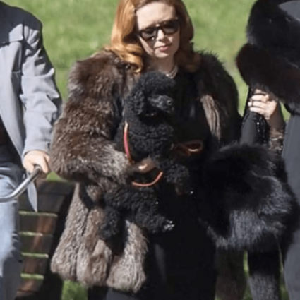Natasha Lyonne The United States Vs. Billie Holiday 2021 Tallulah Bankhead Fur Jacket