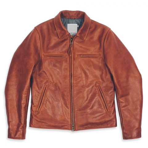 Mens Taylor Stitch Moto Leather Jacket