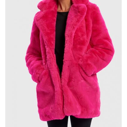 Taylor Swift You Need To Calm Down Pink Fur Coat Jacket