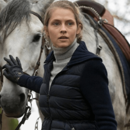 Teresa Palmer A Discovery of Witches Black Diana Bishop Parachute Jacket