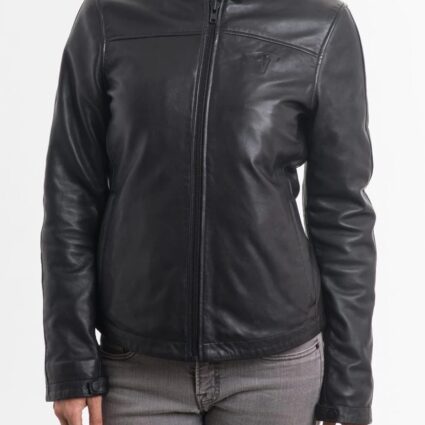 Tesla Black Leather Jacket