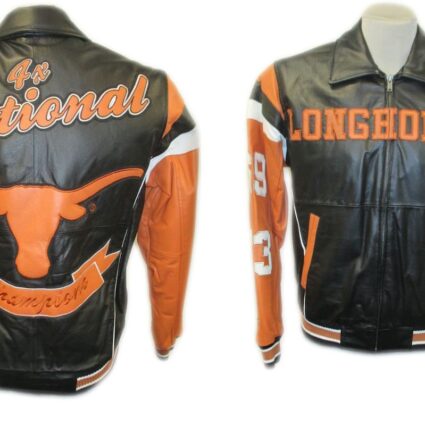 Texas Longhorns NCAA Leather Jacket