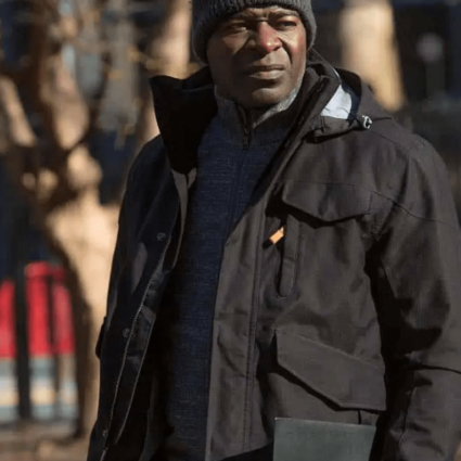 Dembe Zuma TV Series The Blacklist Hisham Tawfiq Black Hooded Jacket