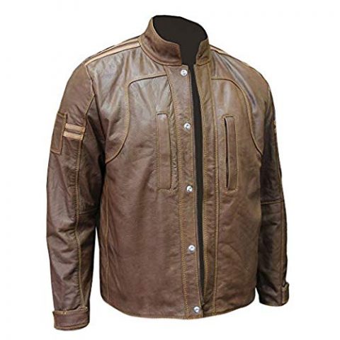 The Café Racer Welding Moto Style Brown Distressed Vintage Leather Jacket