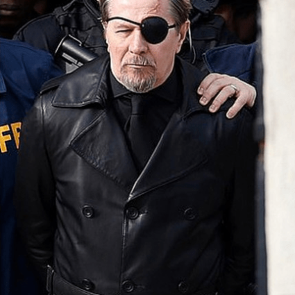 Gary Oldman The Courier Ezekiel Mannings Leather Coat