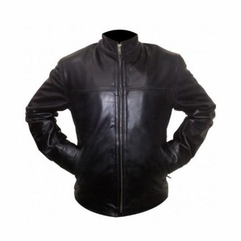 The Departed Billy (Leonardo DiCaprio) Black Leather Jacket