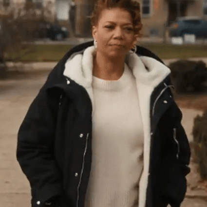 Robyn McCall TV Series The Equalizer (2021) Queen Latifah Black Shearling Coat