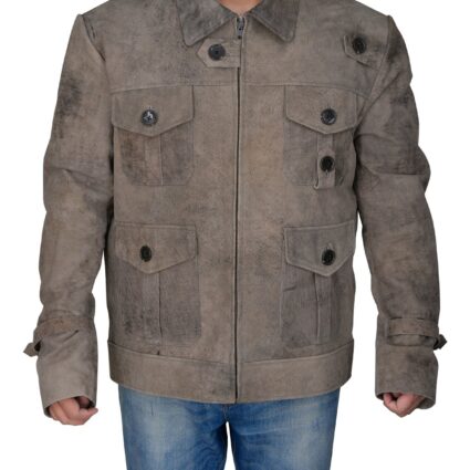 The Expendables 2 Jason Statham Distressed Jacket