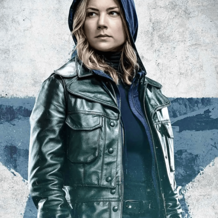 Emily VanCamp TV Series The Falcon and the Winter Soldier Sharon Carter Leather Jacket
