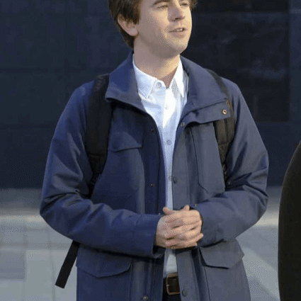 Dr Shaun Murphy TV Series The Good Doctor S04 Freddie Highmore Grey Jacket