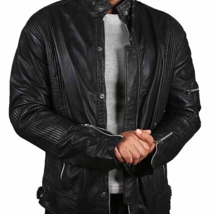 The Jasperz Daft Punk Electroma Black Leather Jacket