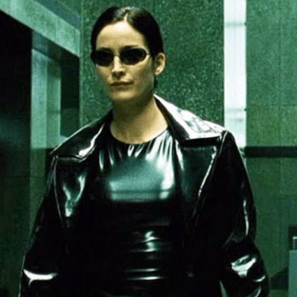 Trinity The Matrix 4 Carrie-anne Moss Leather Jacket