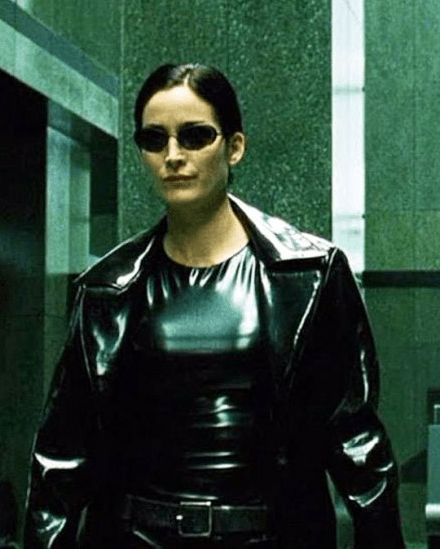 Trinity The Matrix 4 Carrie-anne Moss Leather Jacket - A2 Jackets