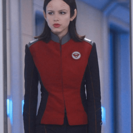 The Orville Alara Kitan Red Cotton Jacket