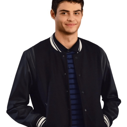The Perfect Date Noah Centineo Varsity Wool Jacket
