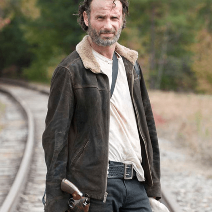 The Walking Dead Rick Grimes Suede Leather Jacket