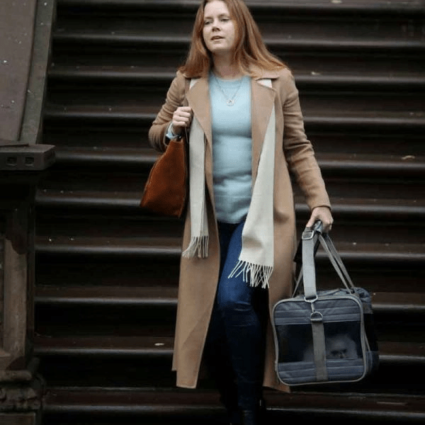 Amy Adams The Woman In The Window Anna Fox Brown Trench Coat