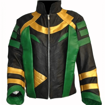 Mens Thor Ragnarok Loki Tom Hiddleston Leather Jacket