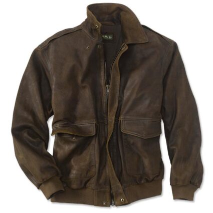 Orvis A-2 Thunderbird Flight Leather Jacket
