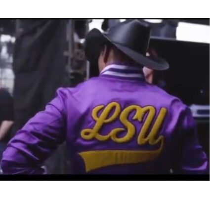 Custom Made Tim McGraw LSU Football Purple Jacket