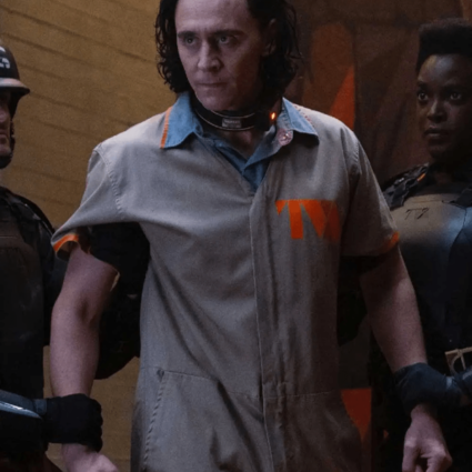Tom Hiddleston Loki 2021 TVA Brown Cotton Jacket
