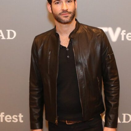 Actor Tom Ellis MorningStar Leather Jacket