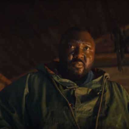 Tommy Jepperd Sweet Tooth (2021) Nonso Anozie Green Hooded Jacket