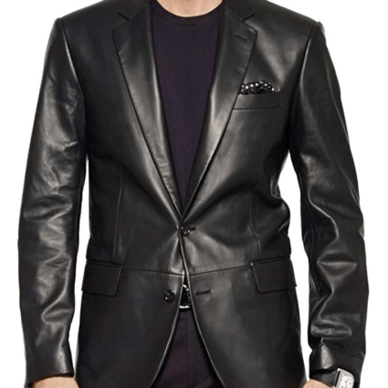 James Gandolfini The Sopranos Tony Soprano Leather Blazer