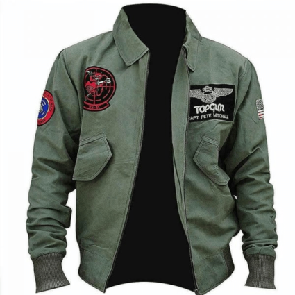 Top Gun Maverick Tom Cruise 2 Bomber MA-1 Flight Jacket