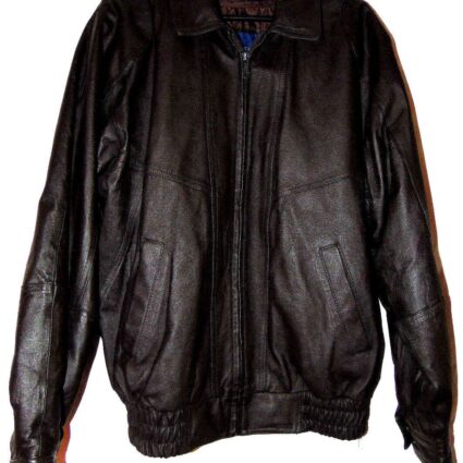 Mens Towncraft Bomber Leather Jacket