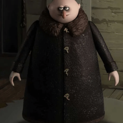 The Addams Family 2 Uncle Fester Wool Coat