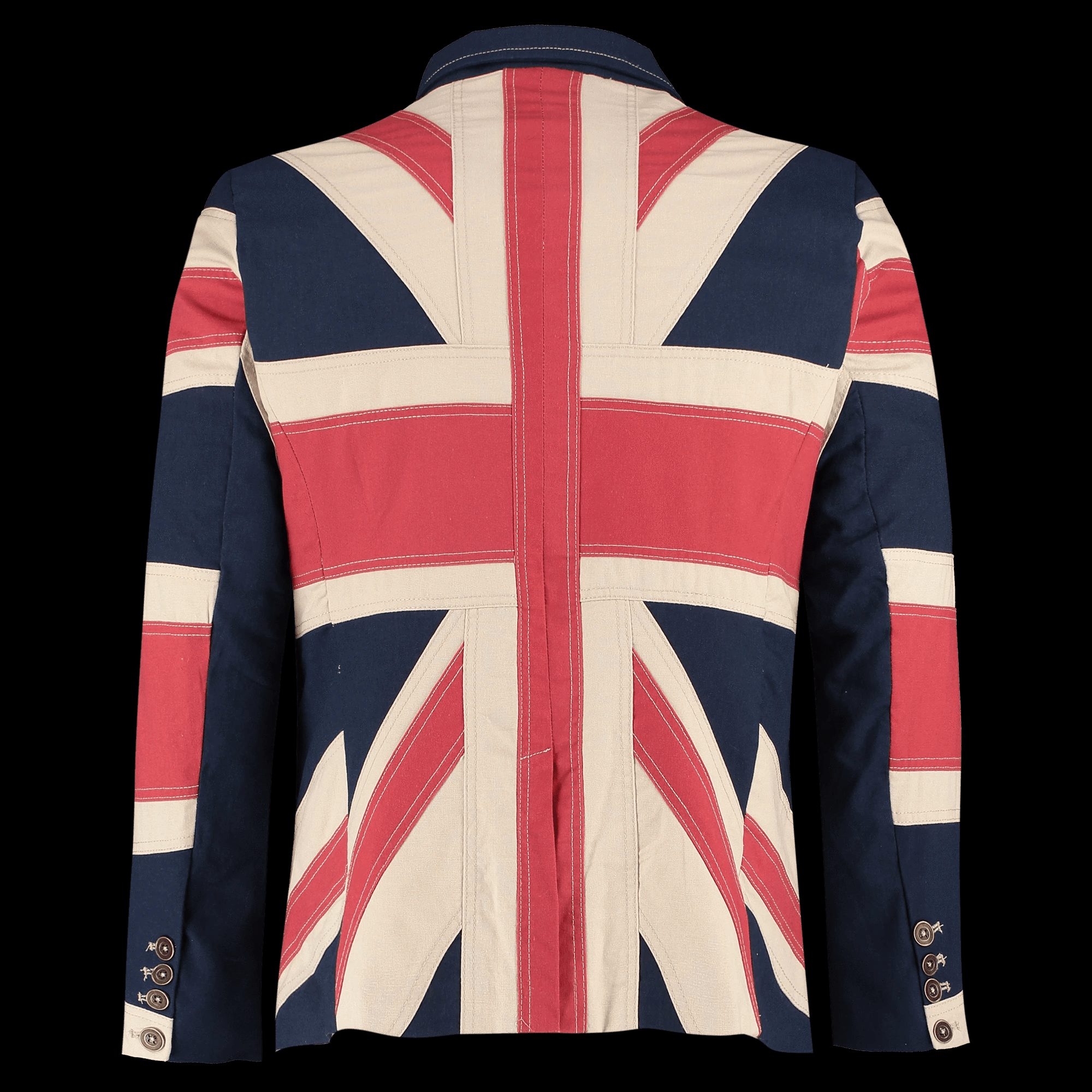 Mens Union Flag In X Design Cotton Jacket - A2 Jackets